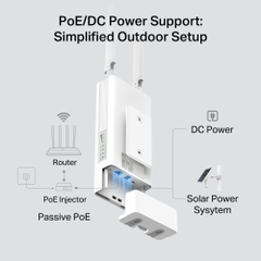 Bộ Phát Router Wifi TP-Link Ngoài Trời Wi-Fi 4G Tốc Độ 300 Mbps TL-MR100-Outdoor