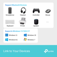 Bộ chuyển đổi USB TP-LINK Bluetooth 6.0 Nano UB600
