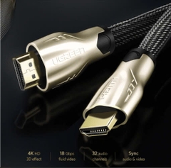 Dây Cáp HDMI Bọc Lưới Hỗ Trợ 4K 3D Ugreen HD102