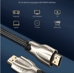 Dây Cáp HDMI Bọc Lưới Hỗ Trợ 4K 3D Ugreen HD102