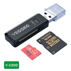 Đầu đọc thẻ USB2.0 2 trong 1 SD+TF - V-C202