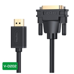 Cáp chuyển đổi 2 chiều HDMI - DVI 2.0V VEGGIEG V-D202 V-D204  
