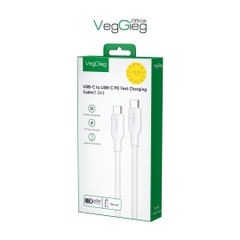 Cáp Sạc Nhanh VegGieg Type-C 60W V-M001C