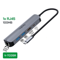 Hub chuyển đổi Type C - 5 in 1 - V-TC05R