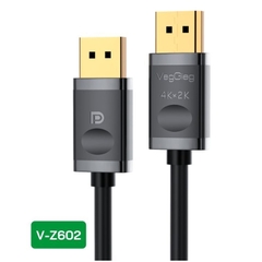 Cáp DisplayPort 1.2 VegGieg 2k*4k*60HZ V-Z602
