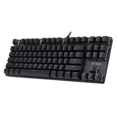 Bàn phím gaming Blue switch Rapoo V500 Alloy màu đen
