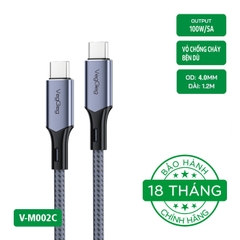 Cáp Sạc Nhanh VegGieg USB-C 100W V-M002C