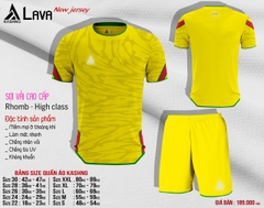 Bộ quần áo bóng đá cao cấp KASHNG LAVA - Hàng sẵn kho