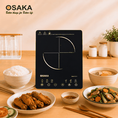 Bếp Hồng Ngoại Osaka IFC-211 Công Suất 2200W – 8 Mức Công Suất, 6 Chế Độ Nấu, Hẹn Giờ 4 Giờ, Khóa An Toàn