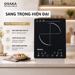 Bếp Hồng Ngoại Osaka IFC-211 Công Suất 2200W – 8 Mức Công Suất, 6 Chế Độ Nấu, Hẹn Giờ 4 Giờ, Khóa An Toàn