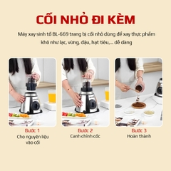 Máy xay sinh tố Osaka BL-669 _ Dung tích 1.5L _ Chính hãng Osaka Việt Nam