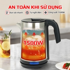 BÌNH ĐUN SIÊU TỐC INOX MỜ 304_ Osaka KT-2000_ 2 lít