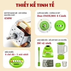 Máy xay sinh tố OSAKA BL-280 chính hãng 1.2 lít