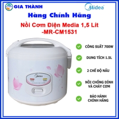 Nồi cơm mini nắp gài Midea 1.5 lít MR-CM1531, 700w