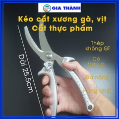 Kéo Cắt Xương gà vịt cá, thịt, SK5 nhập khẩu Nhật kéo nhà bếp đa năng