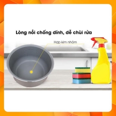 Nồi cơm mini nắp gài Midea 1.5 lít MR-CM1531, 700w
