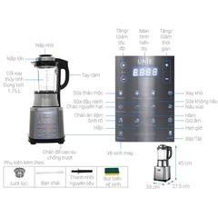Máy xay nấu sữa hạt UNIE V8S dung tích 1.75L