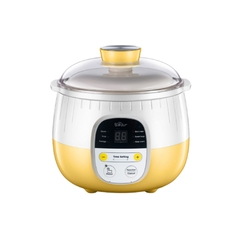 Nồi nấu chậm Bear SUBE001 0,8L kèm xửng hấp + nồi sứ Bảo hành chính hãng 18 tháng