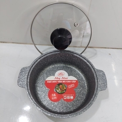 Nồi gang chống dính - Thố đúc vân đá đáy từ cao cấp Sky Star - Gia Thành Mall
