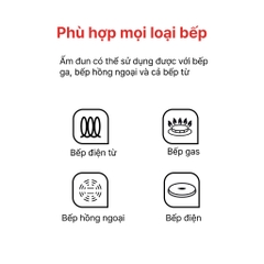Ấm đun nước inox 3L, 5L, HAPPYCOOK Gia dụng Gia Thành