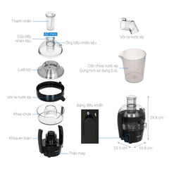 Máy ép trái cây Philips HR1832/00 500w - Hàng chính hãng