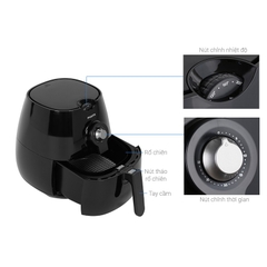 Nồi chiên không dầu Philips HD9252/90 - Hàng chính hãng