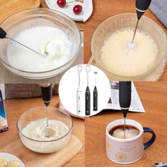Máy Đánh bọt Cà phê, Đánh trứng cầm tay mini không dây đa năng 3 chế độ - Chĩnh hãng SEKA