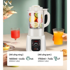 Máy làm xay nấu sữa hạt đa năng SEKA 12 chức năng, Dung tich 1.75 lít -SK E300 - Hàng chính hãng