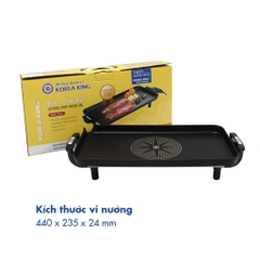 Bếp nướng điện không khói Korea King, Vỉ nướng chống dính đa năng bêp nướng, BBQ, thịt, rau củ [KGS-253,268]