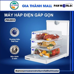 NỒI MÁY HẤP ĐIỆN GẤP GỌN PANWORLD PW- Bảo hảnh 12 Tháng