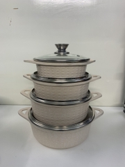 Nồi Đúc NEOF Size 20 Đáy Từ Kho Thịt Cá Đáy Từ