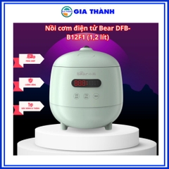 Nồi cơm điện tử Bear DFB-B12F1 (1,2 lít) Bảo hành chính hãng 18 tháng