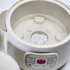 Nồi Nấu Cháo, Chưng Yến, Hầm Cách Thuỷ Bennix BN-10SLC dung tích 1 Lít Kèm Xửng Hấp