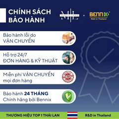 Nồi Nấu Chậm Bennix BN-22CWG, 2.2L - Có Xửng Hấp Ninh xương, hầm thịt, nấu cháo, chưng yến...