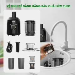 Máy Ép Chậm Bennix Công Suất Lớn BN -09SJ - 250W - 2 Lưỡi ép - Gia Thành Mall
