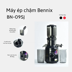 Máy Ép Chậm Bennix Công Suất Lớn BN -09SJ - 250W - 2 Lưỡi ép - Gia Thành Mall