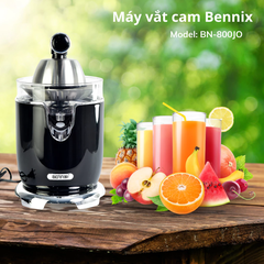 Máy vắt cam Cao Cấp Bennix BN -800JO Vắt siêu kiệt nước, có tay cầm,đảm bảo an toàn vệ sinh