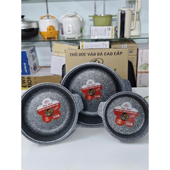 Thố đúc vân đá đáy từ CAO CẤP Sky Star size 16
