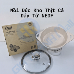 Nồi Đúc NEOF Size 18 Đáy Từ Kho Thịt Cá Đáy Từ