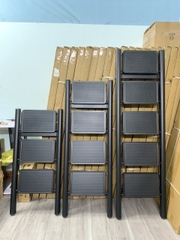 (Hàng dày) Miễn ship-  Thang chữ A Gấp gọn 3 bậc, 4 bậc, 5 bậc Ghế thang Decor tiện lợi Cho Gia Đình