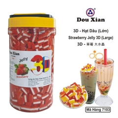 Thạch 3D Douxian hộp 2.5kg - TRÁI CÂY - HẠT NHỎ