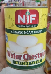 Củ năng ngâm nước đường Nif lon 565g