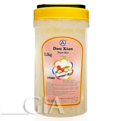 Thạch dừa Douxian hộp 2.5kg - DÂU