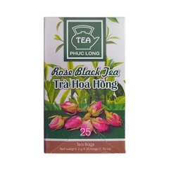 Trà túi lọc Phúc Long Hộp 50g - HOA HỒNG