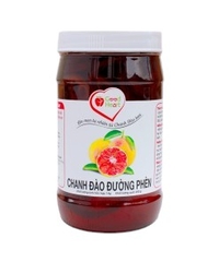 Chanh đào đường phèn Good Heart hộp 1kg