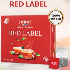 Trà túi lọc AKA Red Label hộp 100 túi