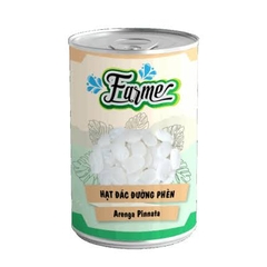 Hạt đác ngâm nước đường Farme lon 560g