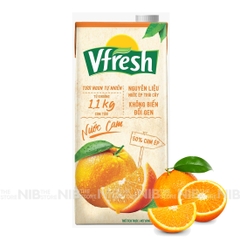 Nước ép Vfresh hộp 1L - CAM 50%