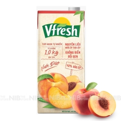 Nước ép Vfresh hộp 1L - ĐÀO
