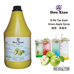 Siro Douxian bình 2.5kg - TÁO XANH